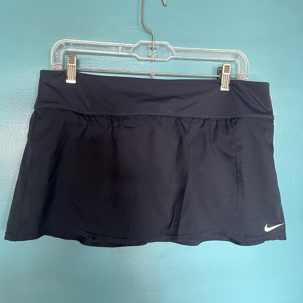 Nike Midnight Black Sports Skirt with shorts - SZ L Athleisure Tennis Golf